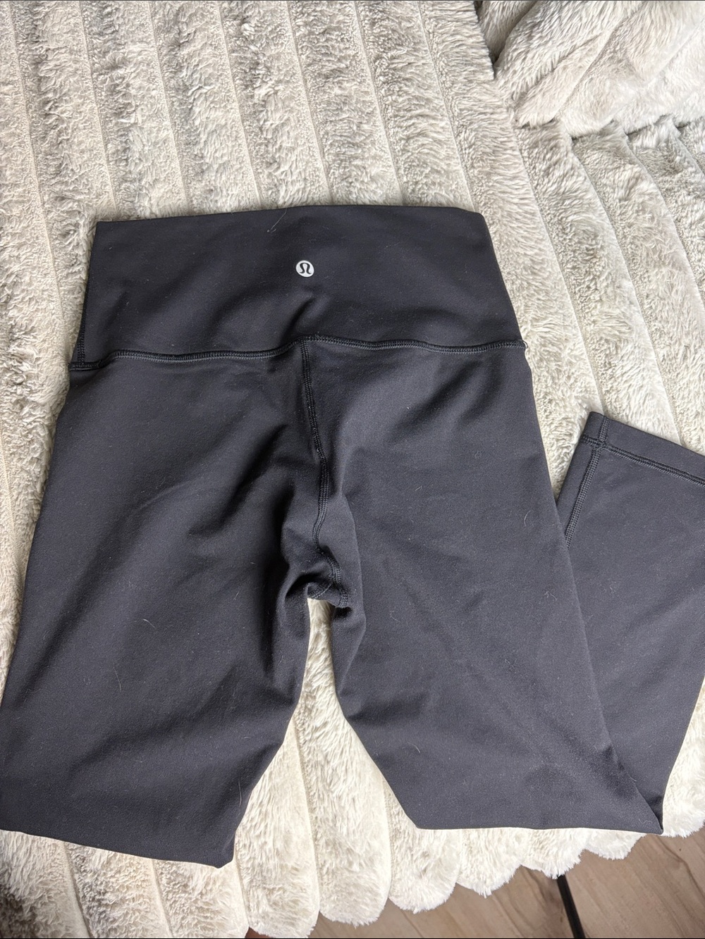 lululemon athletica Black High-Rise cropped Leggings